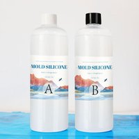 200g/500g Silicona Liquida Silicone Mold Making Kit AB 1:1 Transparent Epoxy Resin Liquid odorless Silicone Jewelry Candle Glue