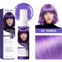 8 Colors Temporary Hair Color Spray One-Time Disposable Hair Dye Washable DIY Hair Styling Liquid Spray for Party Cosplay Hallow