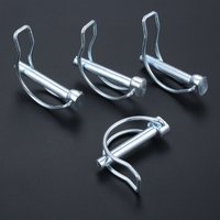 AliExpress NONE 4PCS Steel M8*50mm Bicycle Coupler Safety Pin Great For Trailer Boat RV Garden PTO Hitch Industrial Applications Accessories