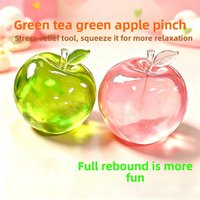 Green Apple Maltose Stress-Relief Anger-Release Moldable Bouncy Gift Fun Toy Office Toy Stress Relief ADHD