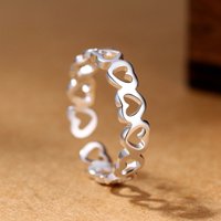 925 Sterling Silver Heart Rings For Women Luxury Quality Jewelry Accessories News Trends 2023 Offers GaaBou