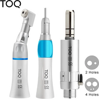 High Quality Dental External Slow Low Speed Handpiece Kit E-Type Polishing Device contra angle straight air motor