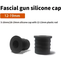 2pcs Replacement Heads Massage gun adapter silicone ring plug diameter 12mm adapter 18mm silicone ring or 16mm fascia gun