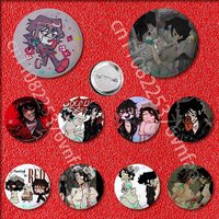T-Thriller Married in G-Game Red Brooches Creative Round Badge Gifts Pins 25/32/44/58/75mm