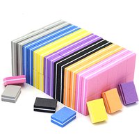 10/25/50Pcs Colorful Mini Nail Files Acrylic Nails Double Side 100/180 Grit Emery Boards For Professional Manicure Pedicure Tool