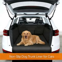 Car Trunk Pet Mat with Storage Bag, Bumper Protection, Anti-dirt Wear-resistant Car Rear Cargo Liner