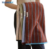 TILONDEX 1PC Nordic Stripe Cotton Towel Ultra Soft Absorbent Hand Towel with Stay Soft Tag