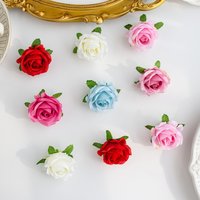 10/20PCS Artificial Flower Cheap Silk Rose Head Home Room Wedding Garden Yard Decoration Outdoor Party DIY Gift Wreath Scrapbook