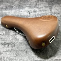 FREE-Cycling Saddle Mountain Road Bike Vintage Retro Bicycle Brown PU Leather Spring Cushion G09