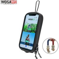 WOSAWE Magnetic Motorcycle Tank Bag Mobile GPS Navigation Holder Bags Waterproof Touch Screen Motorbike Front Tube Phone Package