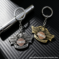 Motorcycle Keychain alloy Keyring Logo Key Chain Small Gift Activities For Harley Davidson Keychain Accessories