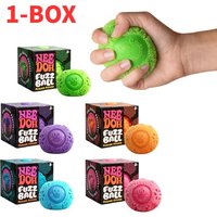 Schylling Fuzz Ball Flower Power Squishy Toy Sensory Stress Relief Squeeze Ball for ADHD Focus
