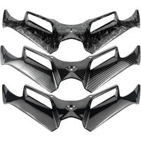 Motorcycle Front Fairing Aerodynamic Winglet Wing Cover Trim For Yamaha Nmax Nmax125 Nmax155 2020-2022 Carbon Fiber Style