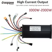 36V 48V 52V 60V 40A Black Gold Sine Wave Brushless Motor Controller 1000W-2000W For Protocol 2 LCD Instrument Electric Bicycle