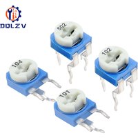 RM065 RM063 100 200 500 1K 2K 5K 10K 20K 50K 100K 200K 500K 1M ohm Trimpot Trimmer Potentiometer Variable Resistor
