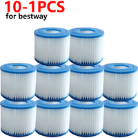 1-10pcs Replacement Swimming Pool Filter Fit for Flowclear Size VI Filter Cartridge Lay-Z-Spa - Miami Vegas Palm Springs