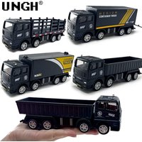 UNGH Simulation transporteur conteneur camion véhicule de fret enfants enfants retirer modèle de voiture jouets éducatifs pour garçon jeu cadeau