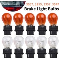 1Set 21V Clear Amber Tail Signal Brake Light Bulbs 3057 3155 3357 3547 4157 3156 3157LL 4157LL 3000K White Turn Halogen Light