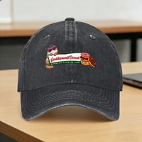 Summer Dungeon Crawler Carl Goddammit Donut Baseball Cap Sun Sun Visor Custom DIY Washed Hip Hop Hats Camping Baseball Caps