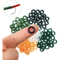 50Pcs Wacky O Rings Wacky Rigging Soft Plastic Worms Fishing lure for Bass Fishing Wacky Rig Neko Rig Fishing tackle