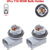 For Toyota Tacoma Tundra Lexus License Plate Light Socket Car Lamp Holder T10 T15 Bulb Base Accessories 2PC