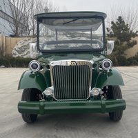 CE Certified 5Seater Electric Vintage Golf Cart Hotel Reception Buggy Wholesale of classic electric vintage cars sightseeing bus