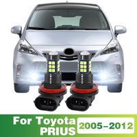 2Pcs LED Car Front Fog Light Bulb For Toyota Prius 2005-2012 Auto Accessories