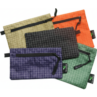 Lightweight Outdoor Storage Bag Waterproof With Rope Outdoor Organizer Zipper Wear Resistant Key Card Wallet Travel Bag