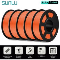 SUNLU PLA PLUS 3D Printer Filament Colorful 5KG 1KG A Roll 1.75MM Tolerances +/-0.02MM Filament Fast Shipping From EU / US /RU