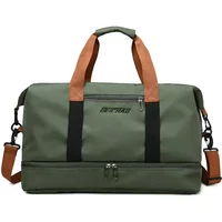 Large Capacity Travel Gym Bag Short-distance Luggage Portable Fitness Bags Shoulder Crossbody Handbags Men's Sports Waterproof B