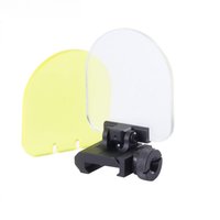 Tactically Foldable 20mm Goggles Protector Rifle Sight Scope Protector Lens Paintball Hunting Airgun Eye Protection Accessory