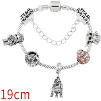 New Tide Fashion Star Wars Bracelet Trendy Classic Movie Periphery Retro Punk Male and Female Youth Festival Gift
