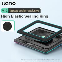 Llano For V12 V10 Turbo-Fan RGB Laptop Cooler Dust Filter Memory Pad 12V/3A 36W DC Power Adapter Power Supply Accessory