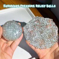 New Style Glass Bead Handmade Ball Toys Pressure Relief Ball Toy DIY High Beauty Stress Relieving Pinching Toy Squeeze Toy Gifts