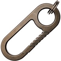 Titanium Alloy Simple No Spring Key Chain Men Super Light Waist Hanging Car Keychain Key Ring EDC Quick-Hung Buckle Durable