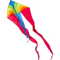 NEW 7m Power Rainbow Triangle /Delta Kites With Kite Handle and Line Good Flying