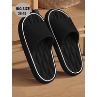 Big Size Men's Slippers Summer Ligtweight Indoor Home Bathroom Sandals Anti-Slip Soft EVA Sole Outdoor Beach Couple shoes