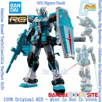 In stock Bandai RG 1/144 RX-78-2 Gundam Ver.2.0 (Hatsune Miku Edition) Beam Saber Turquois Figures Anime Model Toy Gift