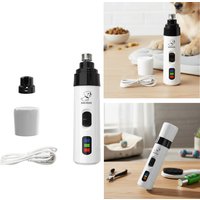 Electric Dog Nail Clippers USB Charging Pet Nail Grinder Low Noise Cordless Dog Grooming Safe Clippers for Small Large Dog Cat