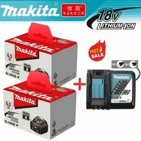 100% Original Makita 6Ah 18V für Makita Akku BL1830B BL1850B BL1850 BL1840 BL1860 BL1815 Ersatz-Lithium-Akku
