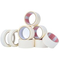 Beige Crepe Paper Masking Tape 20m 50m No Residue Easy Tear Heat Resistant Painters Tape For Car Wall Painting DIY Craft