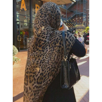 Hot Selling Voile Leopard Print Scarf Women's Luxury Headscarf Spring and Summer Fashion Versatile Women's Shawl