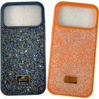 Gold Diamond Bling Multicolored Rhinestones Case For iPhone 17 16 15 14 Plus+ 13 12 Pro Max 17e 16e Air Glitter Protection Cover