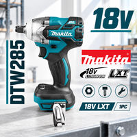 Akku-Schlagschrauber DTW285 Makita Bürstenlos 18V LXT Werkzeug, 280 N·M 4-Gang-Steuerung mit BL1860B Akku und Ladegerät Optionen
