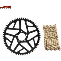 Motorcycle 7075 Aluminum 58T 62T Sprocket 106L 112L 120L Chain Set Kits For Sur-Ron Surron Segway Electric Cross-country Bike