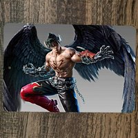 Devil Jin Kazama Tekken Metal Wall Video Game Sign Poster