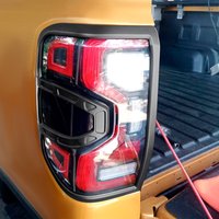 Matte Black Tail Light Cover Rear Lamp Guard Trim For Ford Ranger 2022 2023 2024 T9 Wildtrak Sport 4X4 Next Gen Accessories