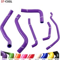 FOR 2006-2009 SUZUKI GSXR 600 750 K6 K7 GSXR600 GSXR750 2007 2008 Radiator Coolant Hoses Silicone Tubes Kit 6Pcs 11 Colors