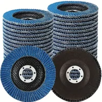 5 pieces of 125mm blue angle grinder accessory set, grinding wheel polishing, rust removal, grinding disc
