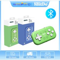 8BitDo Micro Bluetooth Gamepad, ein kompaktes Mini-Gamepad für Nintendo Switch/Switch2/Android/Raspberry/iOS/PC, mit Tastaturmodus.